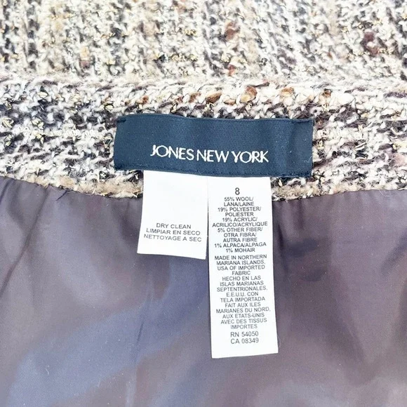 Jones New York Brown Tan Mini Fit and Flare Skirt - Picture 12 of 13